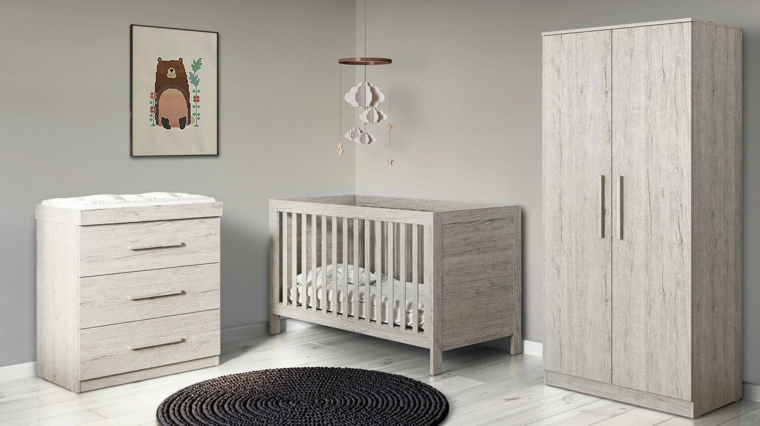 cuggl oxford 3 piece furniture set