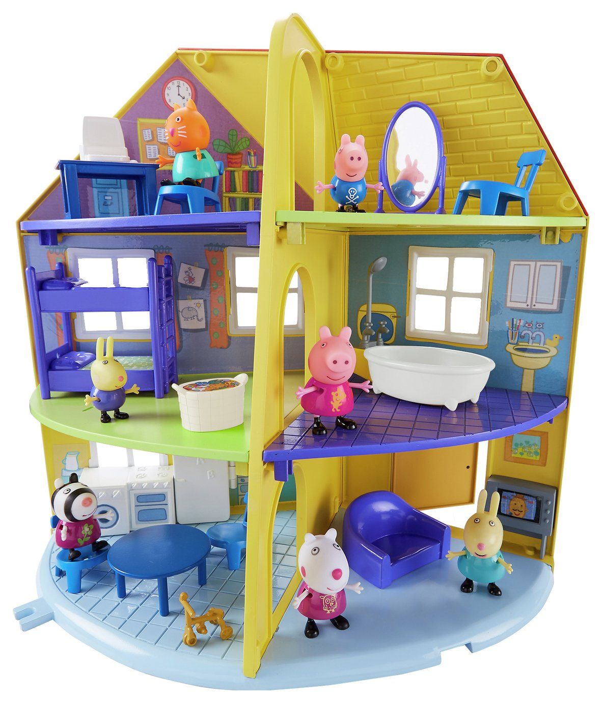 peppa pig deluxe easel playset