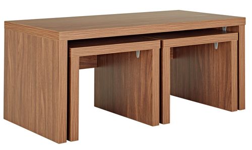 Argos Home Venice Nest Of 3 Tables Walnut Effect 103 99