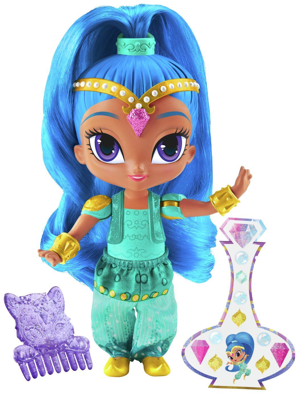 shimmer and shine sleepover triple doll set