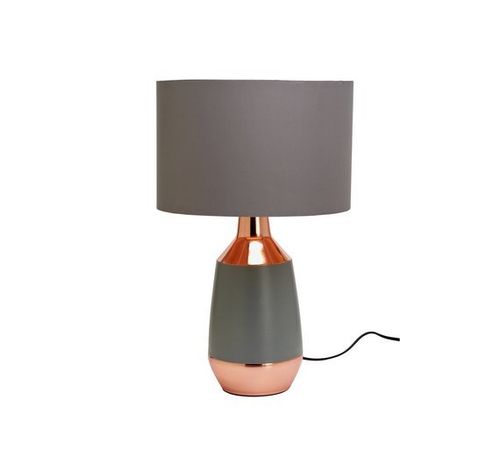 Argos Home Pluto Table Lamp Grey Copper Compare Silverburn