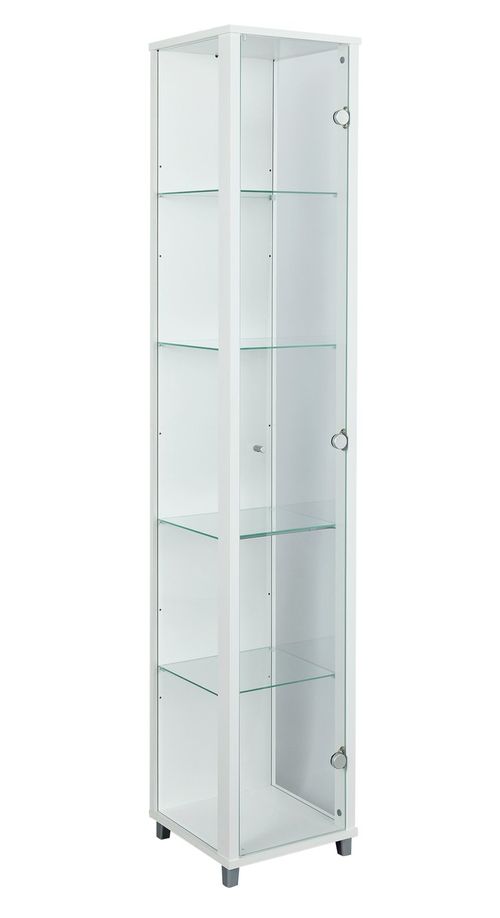 Argos Home 1 Door Glass Display Cabinet White 100 00