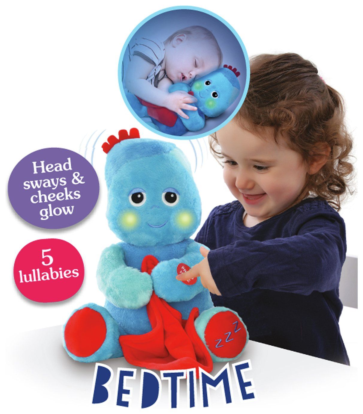 in the night garden iggle piggle sleepy time soft toy