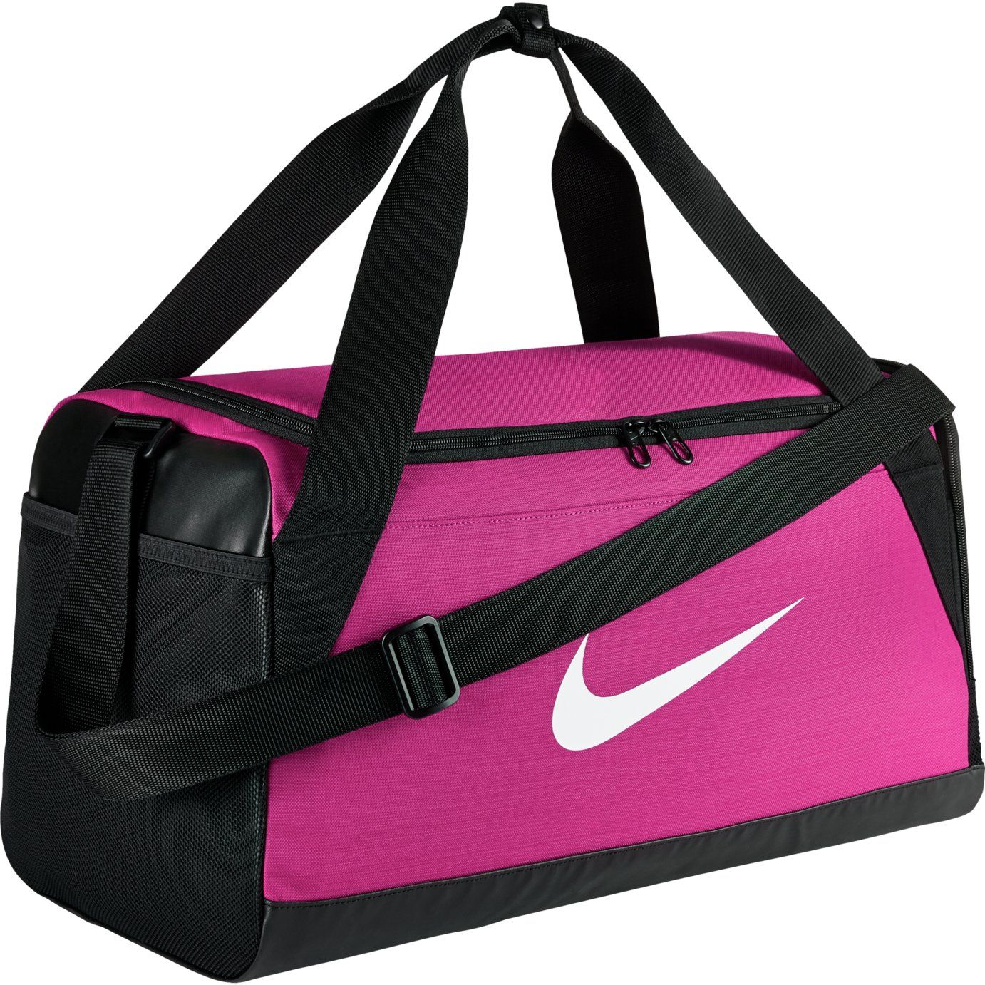 nike brasilia medium holdall pink