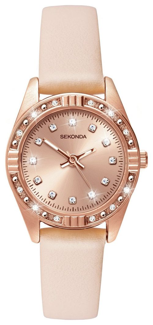 Sekonda Ladies Rose Gold Plated Stone Set Nude Strap Watch Compare Silverburn Shopping Centre Glasgow