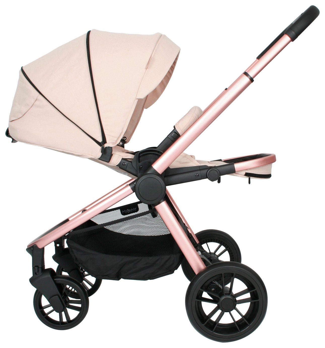 my babiie stroller rose gold