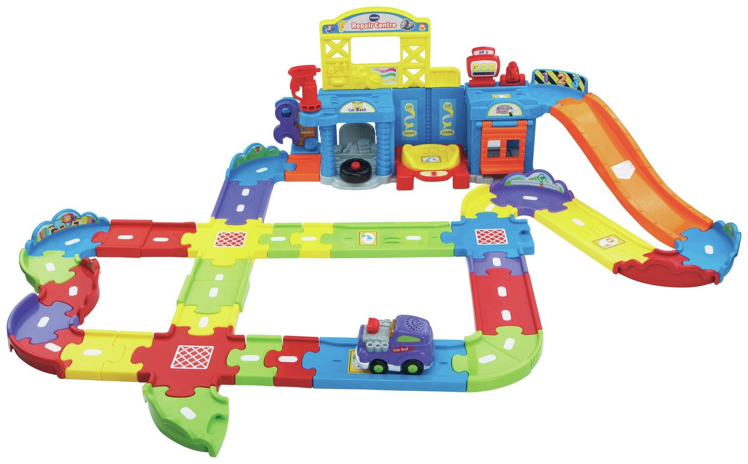 toot toot garage playset