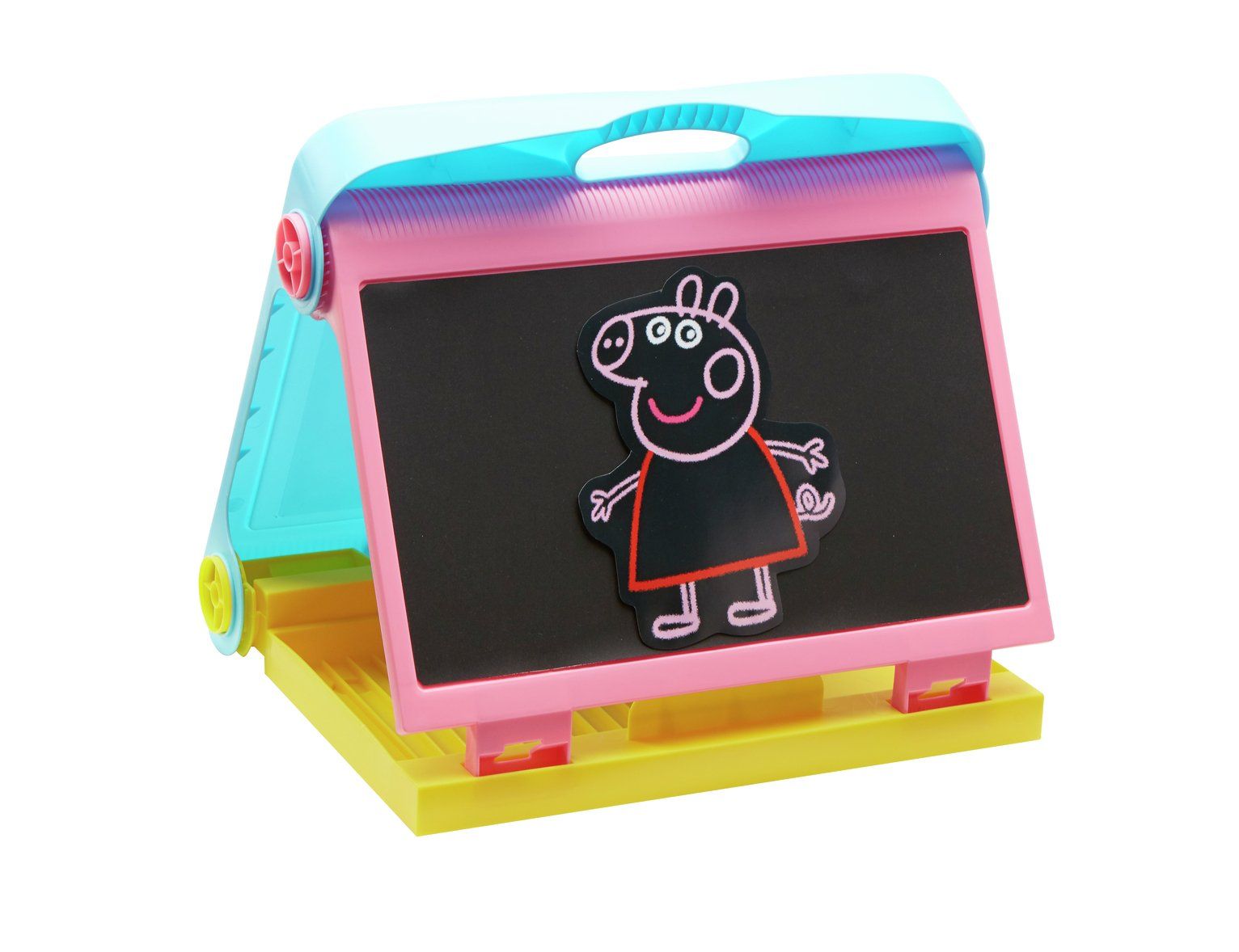 peppa pig deluxe easel playset