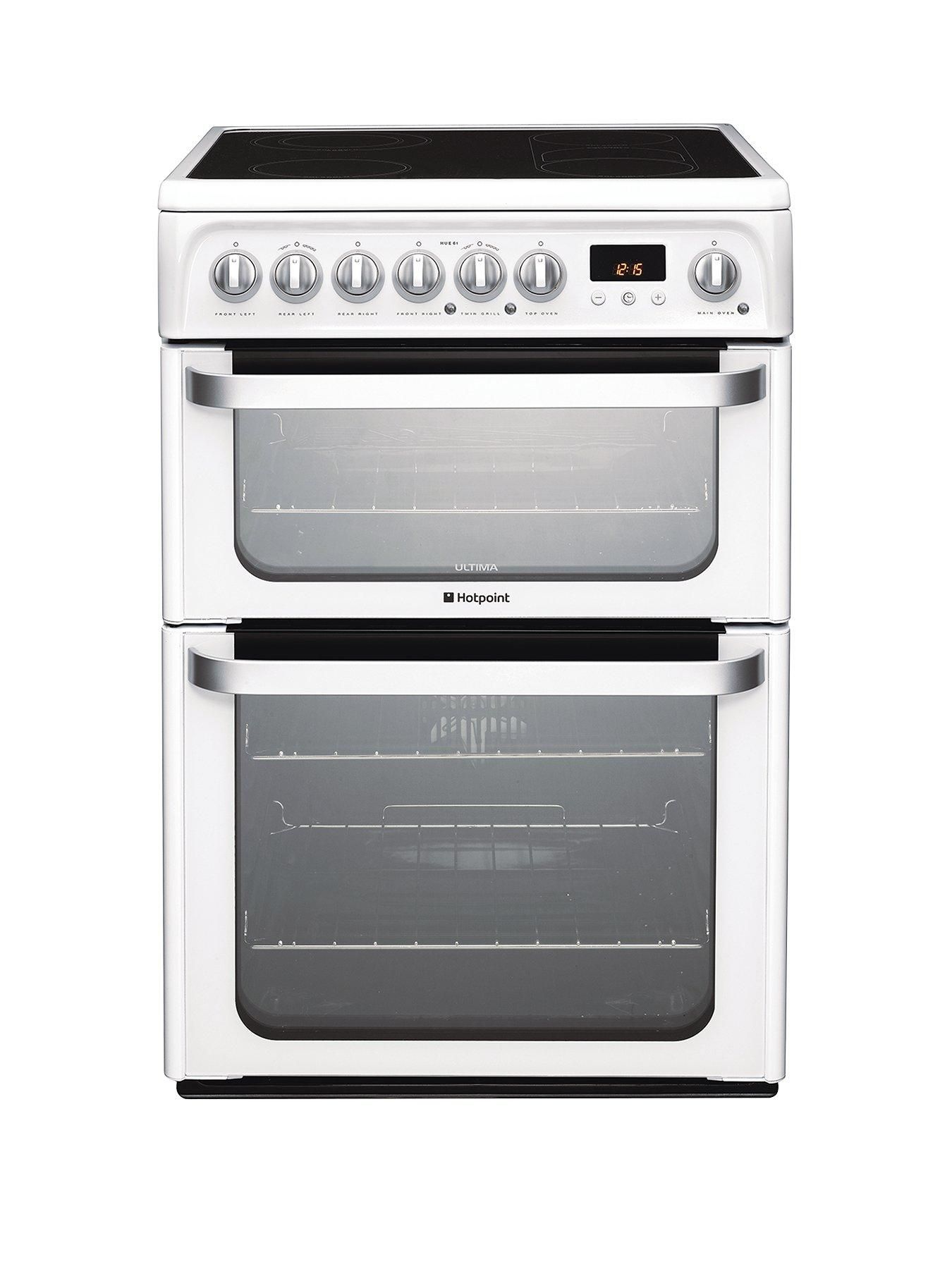 electric double oven with ceramic hob