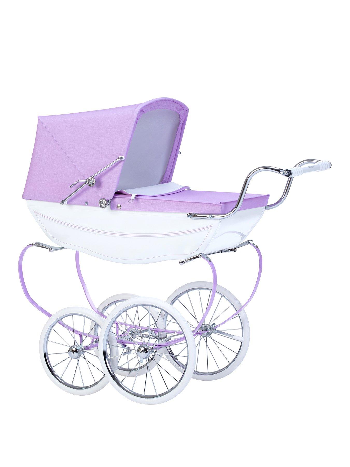 silver sparkle pram