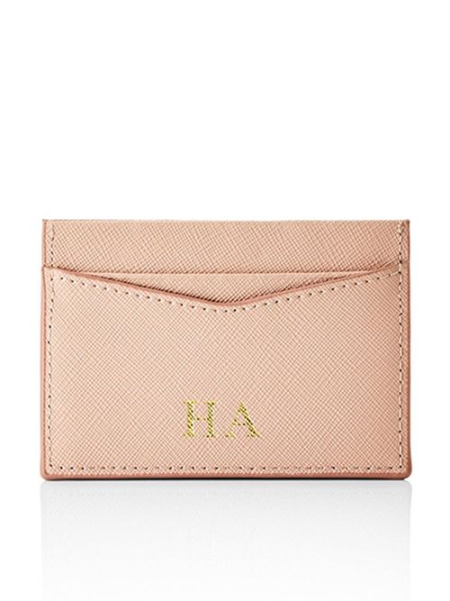 Ha Designs Personalised Initial Travel Blush Envelope Purse