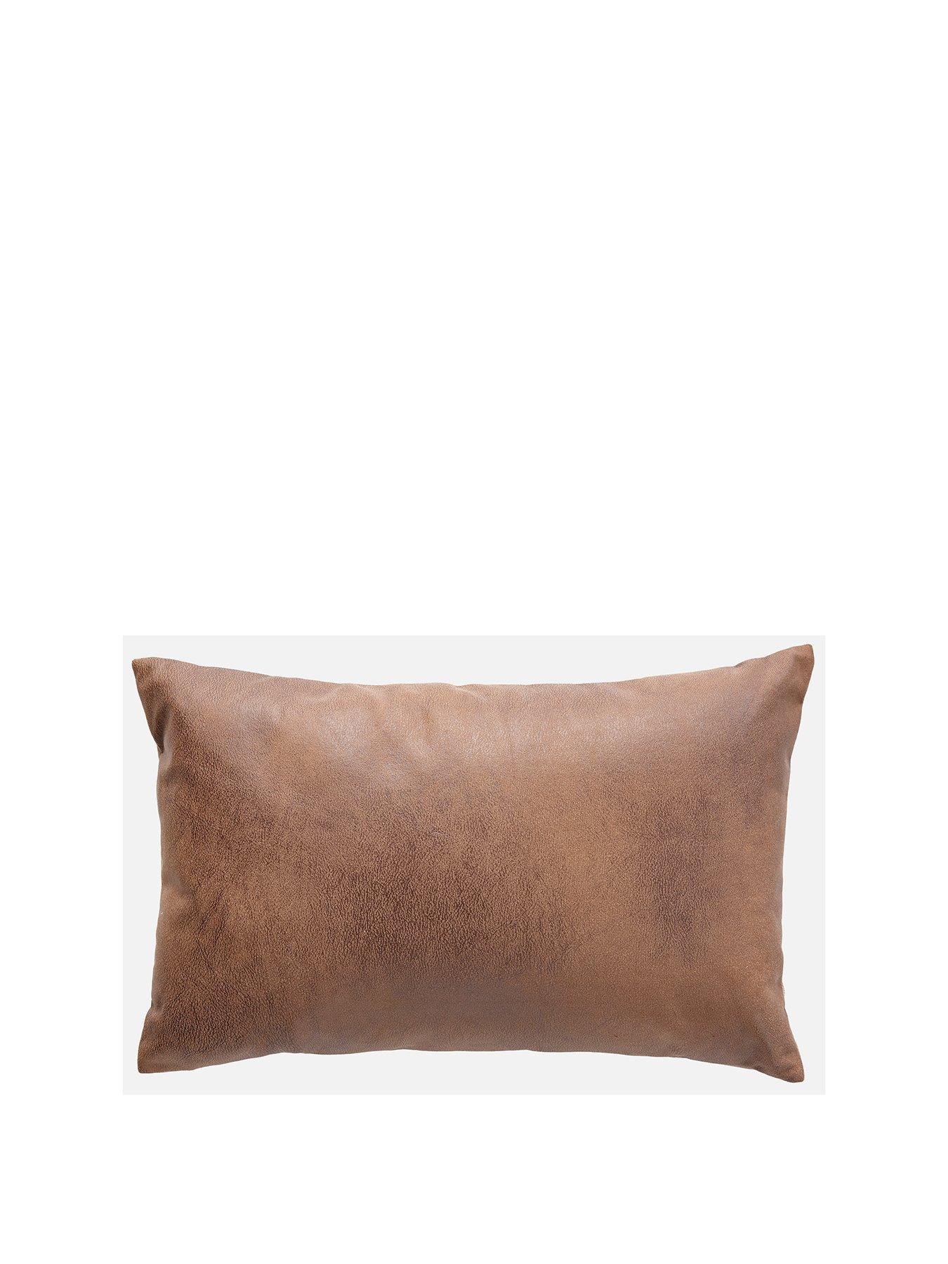 leather bolster cushion