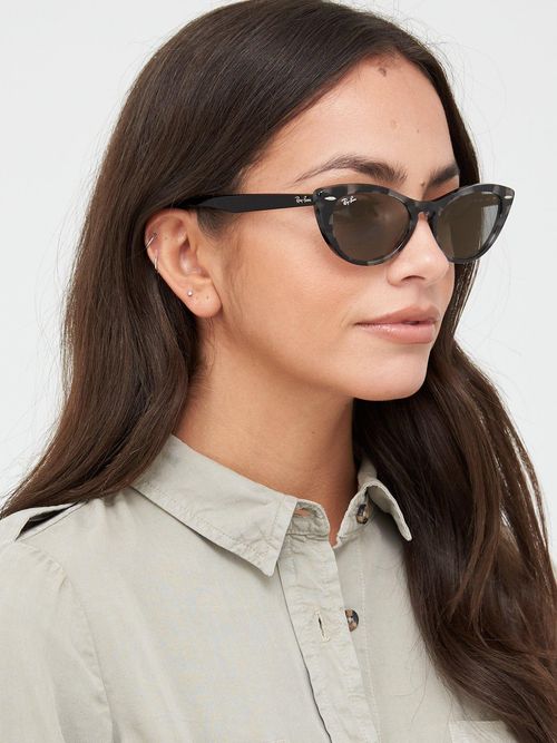 Ray Ban Rayban Blaze Cateye Black Sunglasses Compare Grazia