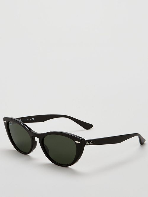 Ray Ban Nina Cateye Thick Tinted Lens Sunglasses 136 00 Grazia