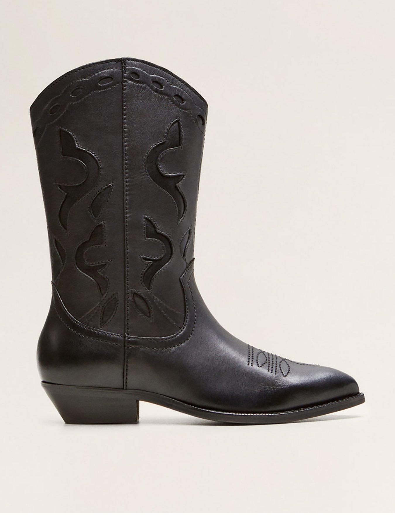 mango nancy cowboy boots