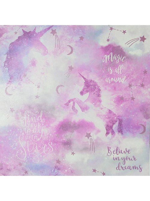 Arthouse Glitter Galaxy Unicorn Wallpaper Compare Grazia