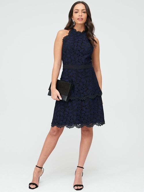 Whistles High Neck Abstract Animal Carlotta Dress Red Compare