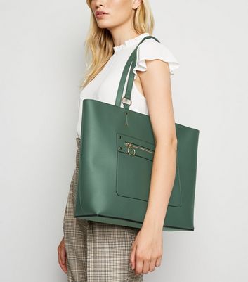 new look green bag