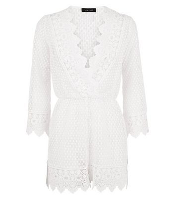 long sleeve playsuit new look