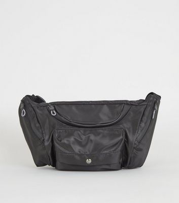 new look white bum bag