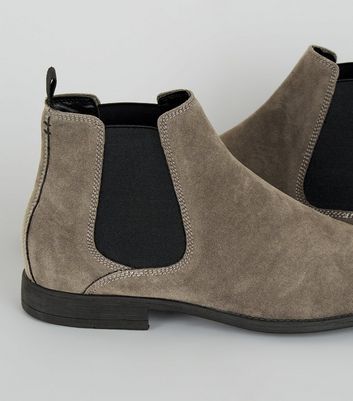 new look grey chelsea boots