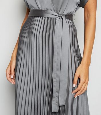 new look pleated midi dress