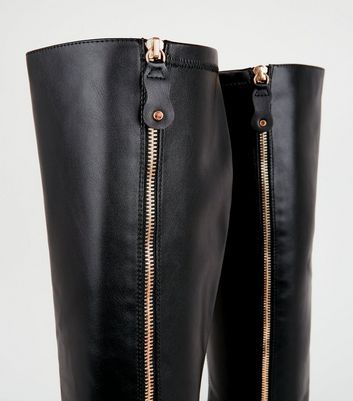 new look wide fit knee high boots