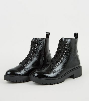 new look girls black boots