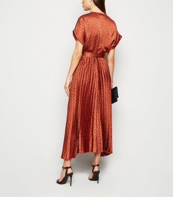 new look pleated midi dress