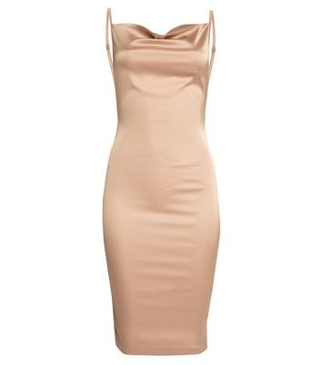 new look cowl midi dress