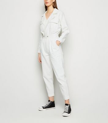denim boiler suit new look