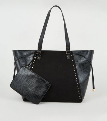 new look woven bag