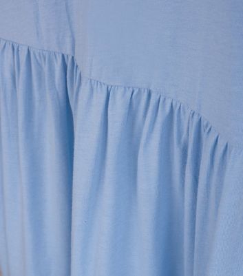 pale blue smock dress