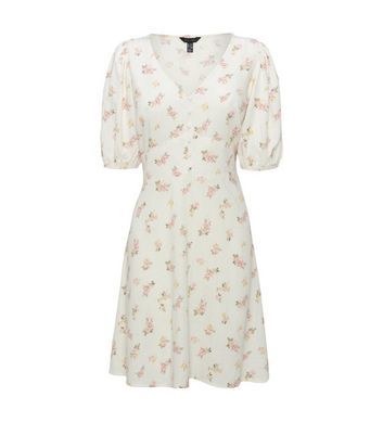 new look floral tea dress