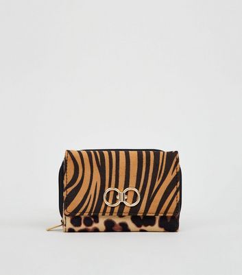leopard print small purse