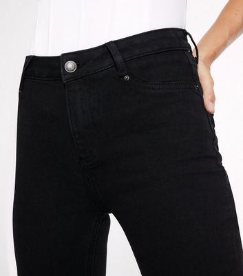 petite black skinny trousers