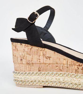 new look black flatforms