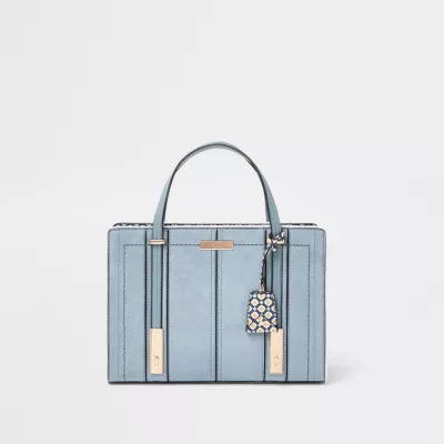 river island blue handbag