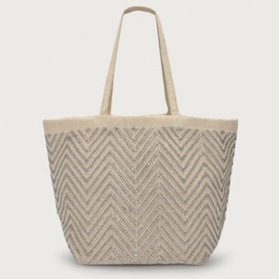 white company beach bag