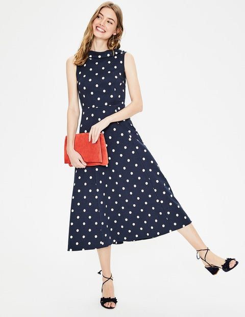 leonie ponte midi dress