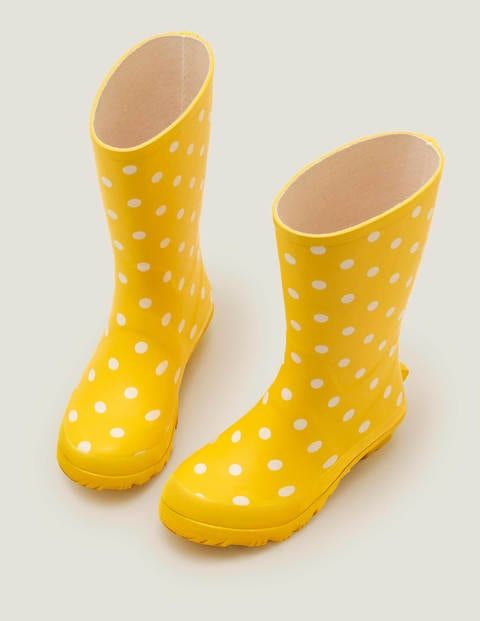 Wellies Yellow Girls Boden, yellow 