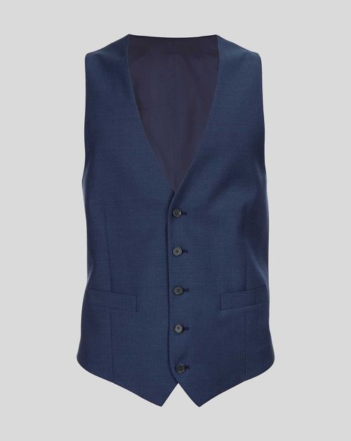 Wool Royal Blue Merino Waistcoat Compare Brent Cross