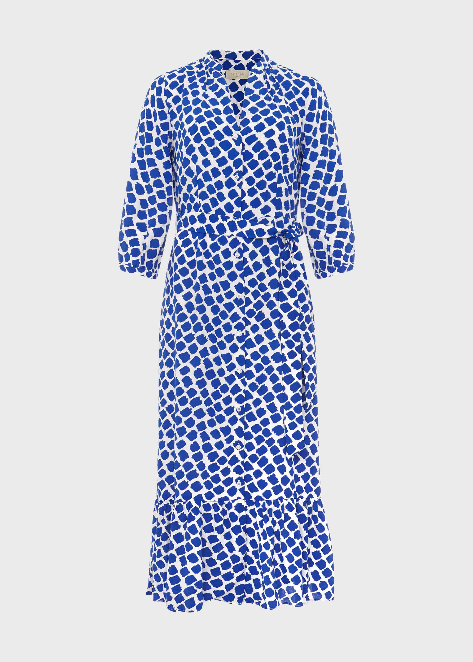 hobbs alexis maxi dress cornflower blue