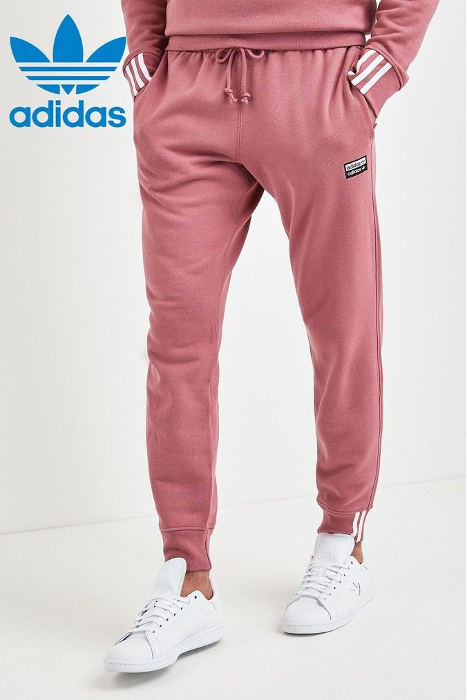 adidas pink tracksuit men