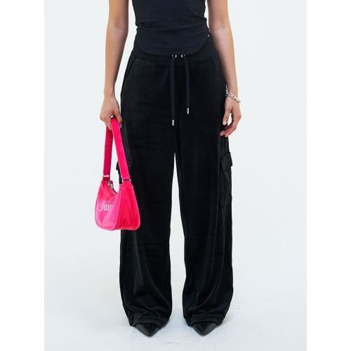 Buy Juicy Couture AUDREE CARGO VELOUR TROUSER - Thyme