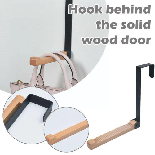 Foldable Wooden Hooks Over...