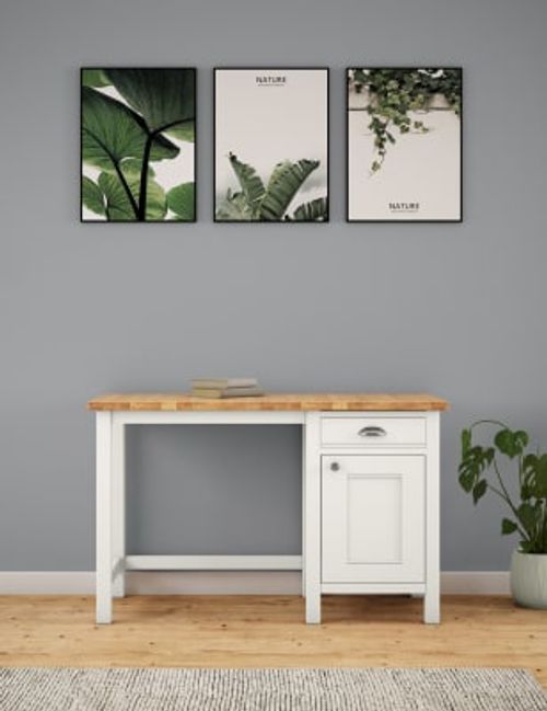 M&S Padstow Desk - Ivory,...