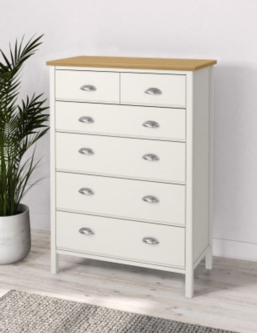 M&S Padstow 6 Drawer Chest -...