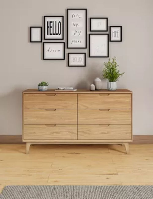 M&S Nord Wide 6 Drawer Chest...