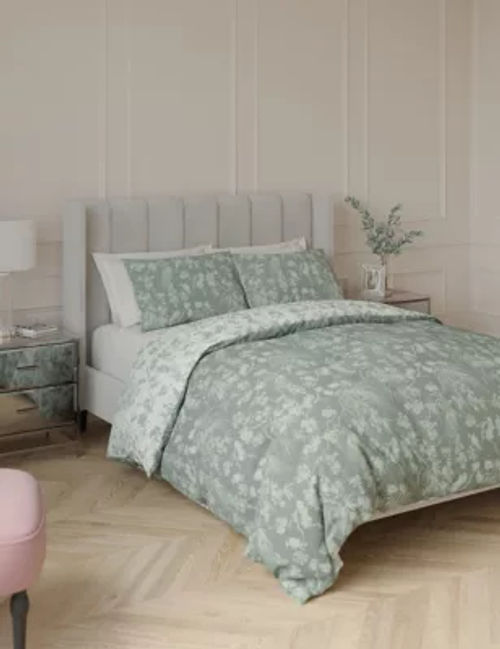 Blossom Floral Sateen Bedding Set, M&S Collection